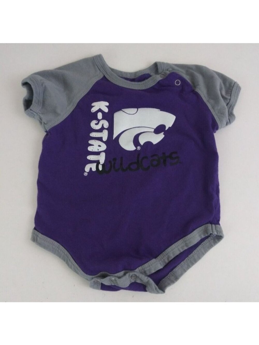 Colosseum Athletics K-State Wildcats Unisex Bodysuit Infants Size 6-12 Months